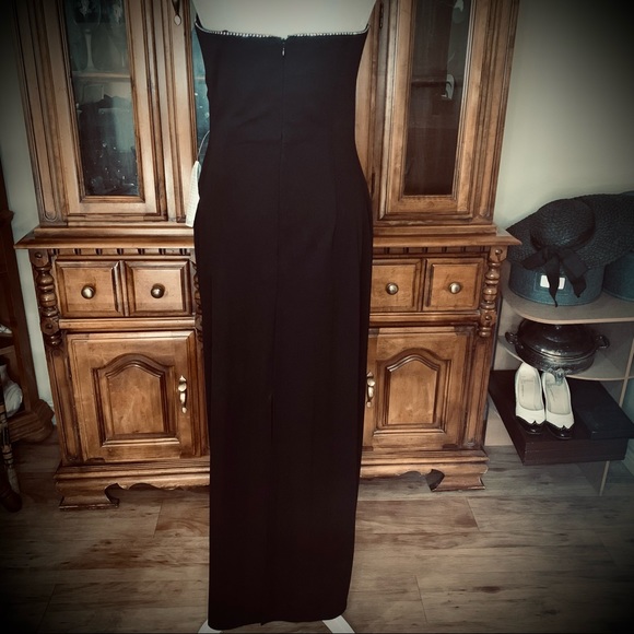 Sparkle trim, Boned Bodice, Strapless Gown SZ 4, NWT - Picture 3 of 16